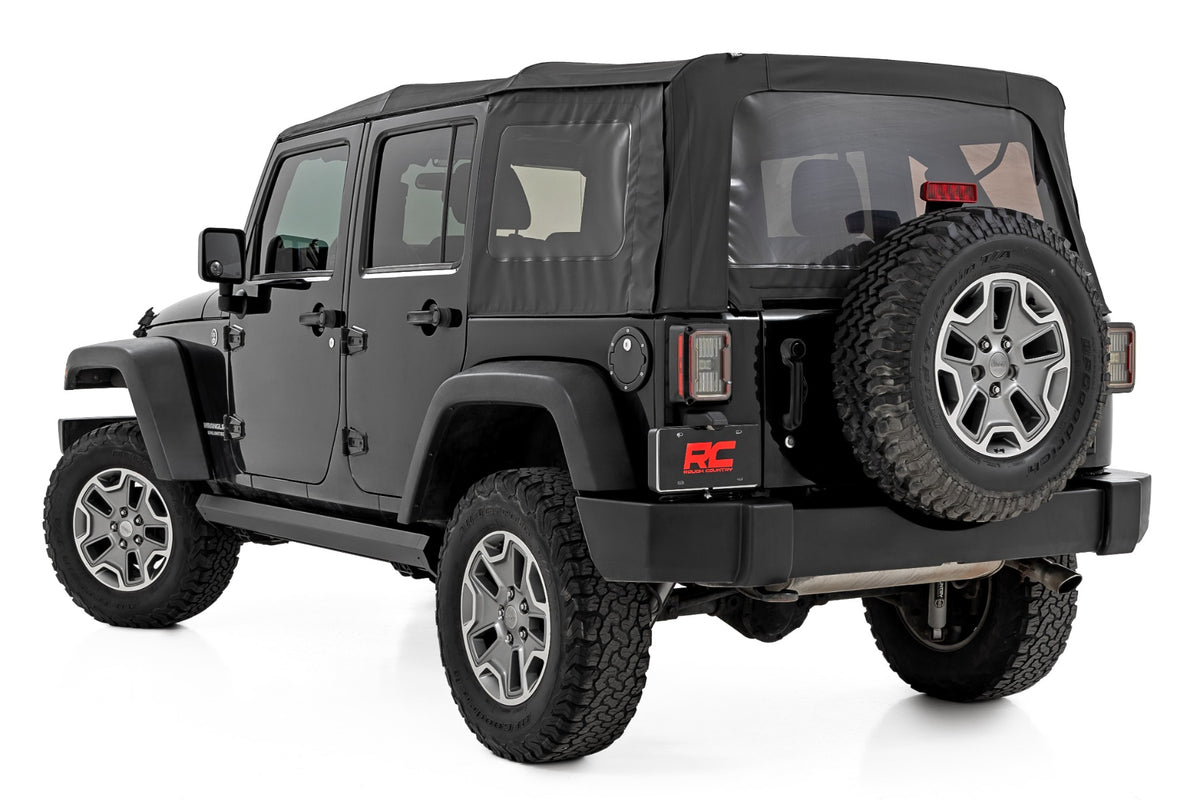 Rough Country - Power Running Boards - 4 Door - Jeep Wrangler Unlimited 2WD/4WD (2007-2018) - ESR610330