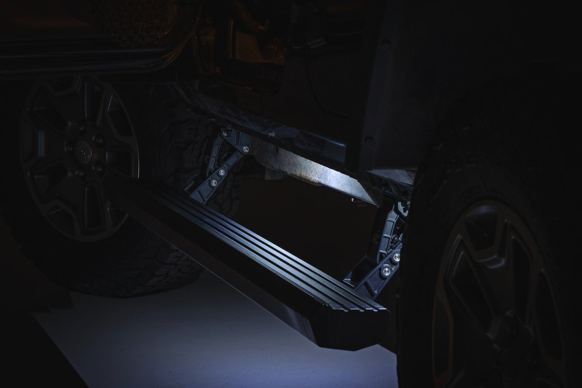 Rough Country - Power Running Boards - 4 Door - Jeep Wrangler Unlimited 2WD/4WD (2007-2018) - ESR610330