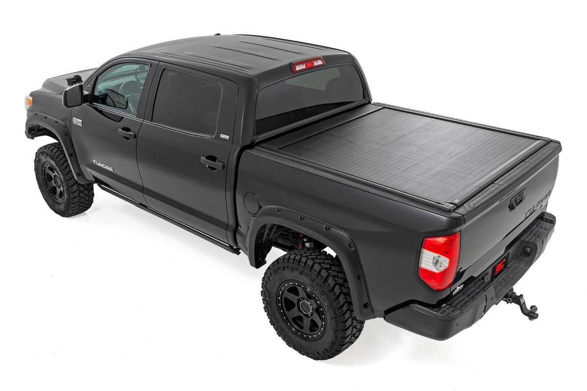 Rough Country - Powered Retractable Bed Cover - 5'7" Bed - Toyota Tundra (07-21) - 51419550 by Rough Country - detail view