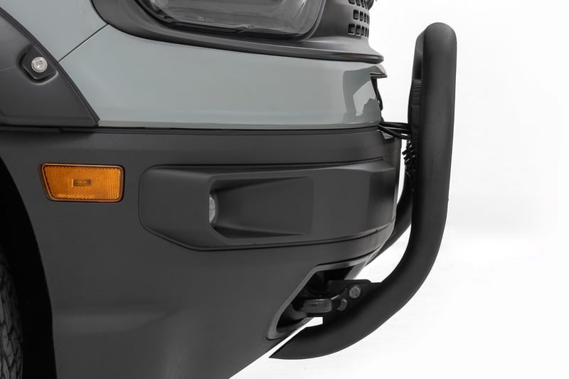Rough Country - Nudge Bar - Black Series w/ White DRL - Badlands - Ford Bronco Sport 4WD (2021-2024) - 51156