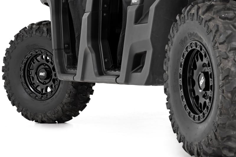 Rough Country - Rough Country 82 Series Wheel - UTV - Semi Gloss Black - 15x7 - 4x137 - +10mm - 82150733