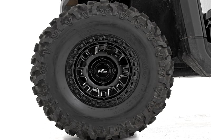 Rough Country - Rough Country 82 Series Wheel - UTV - Semi Gloss Black - 15x7 - 4x137 - +10mm - 82150733