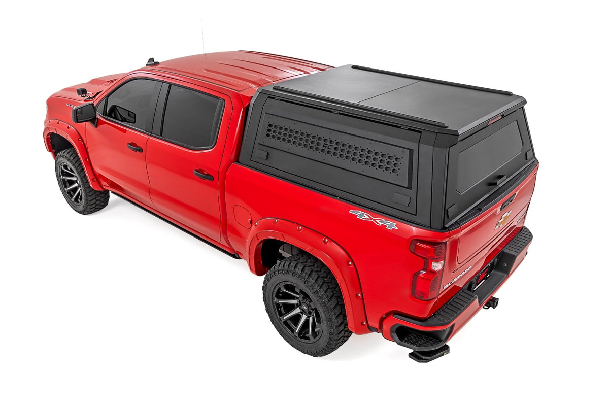 Rough Country - Truck Bed Cap - Modular - 5'10" Bed - Chevy/GMC Sierra 1500 (19-25)/Silverado 1500 (19-25) - 73404 for 2019-2