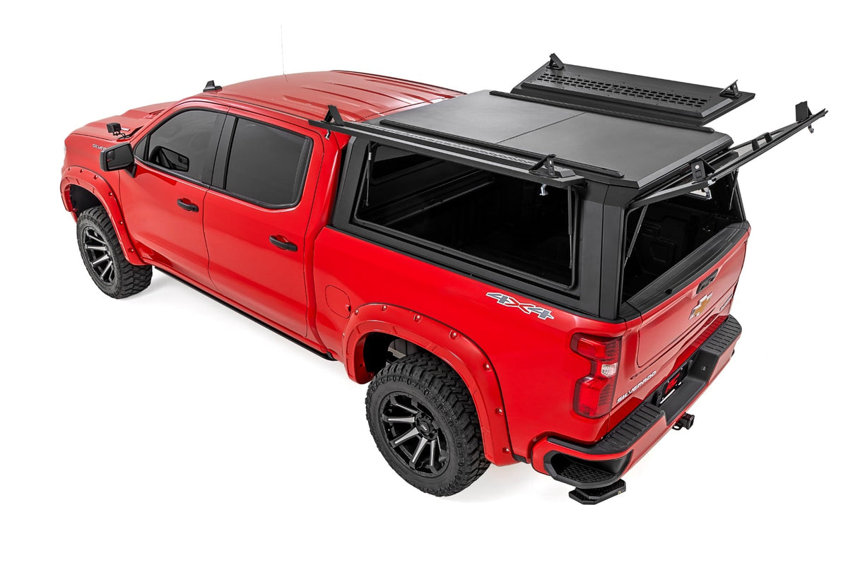 Rough Country - Truck Bed Cap - Modular - 5'10" Bed - Chevy/GMC Sierra 1500 (19-25)/Silverado 1500 (19-25) - 73404 for 2019-2