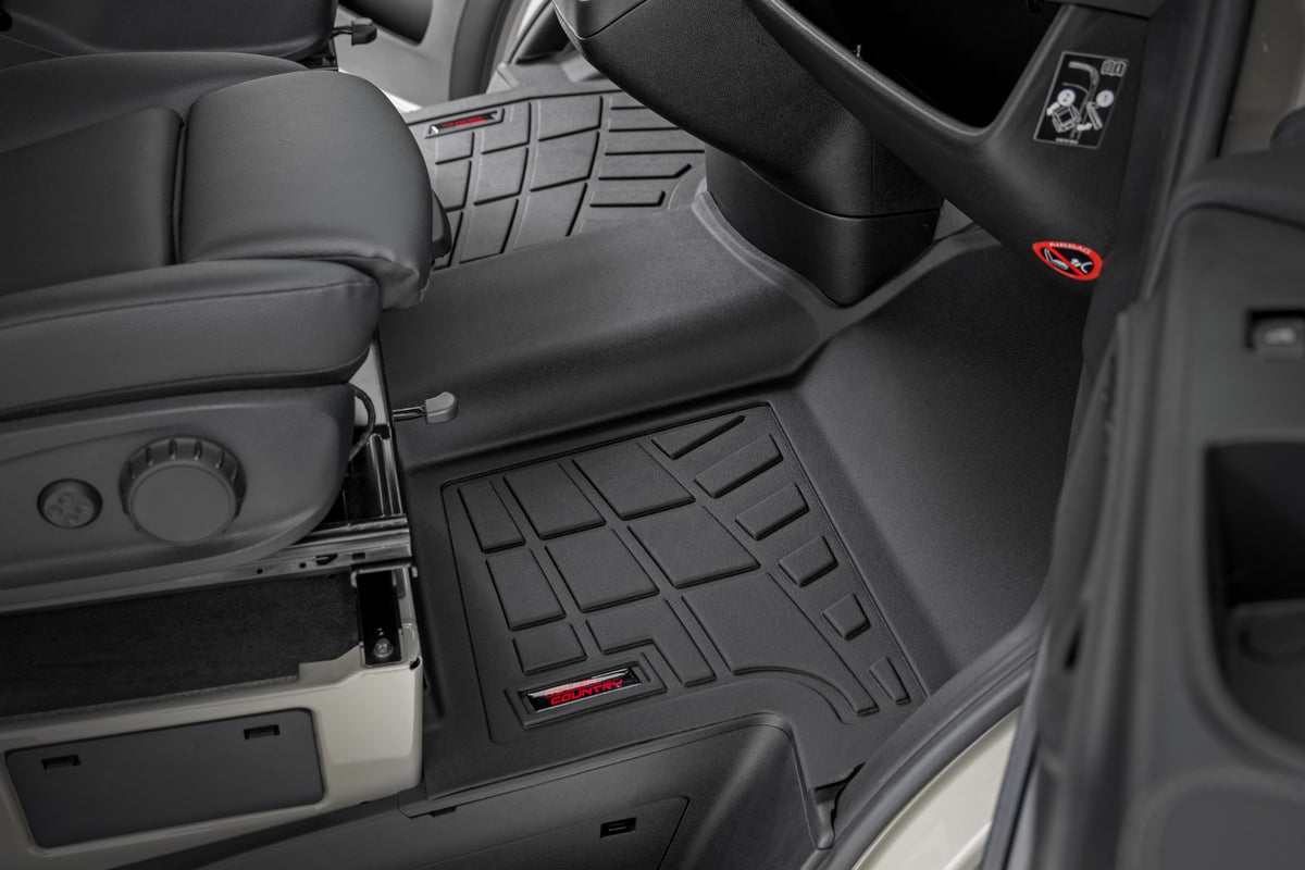 Rough Country - Sure-Fit Floor Mats - Front - Mercedes-Benz Sprinter 2500/Sprinter 3500 (19-25) - SM91901 by Rough Country - 