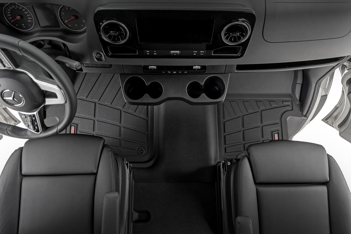 Rough Country - Sure-Fit Floor Mats - Front - Mercedes-Benz Sprinter 2500/Sprinter 3500 (19-25) - SM91901 by Rough Country - 