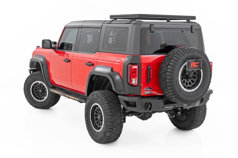 Rough Country - AC2 Running Boards - Amber/White - 4-Door - Ford Bronco (2021-2025) - 57004