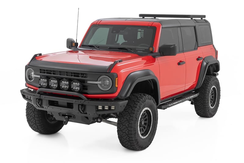 Rough Country - AC2 Running Boards - Amber/White - 4-Door - Ford Bronco (2021-2025) - 57004