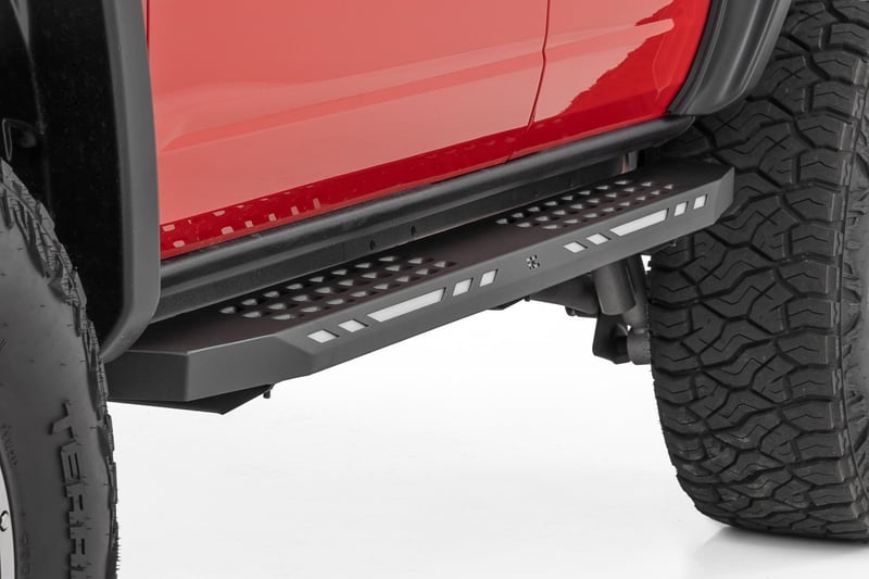 Rough Country - AC2 Running Boards - Amber/White - 4-Door - Ford Bronco (2021-2025) - 57004