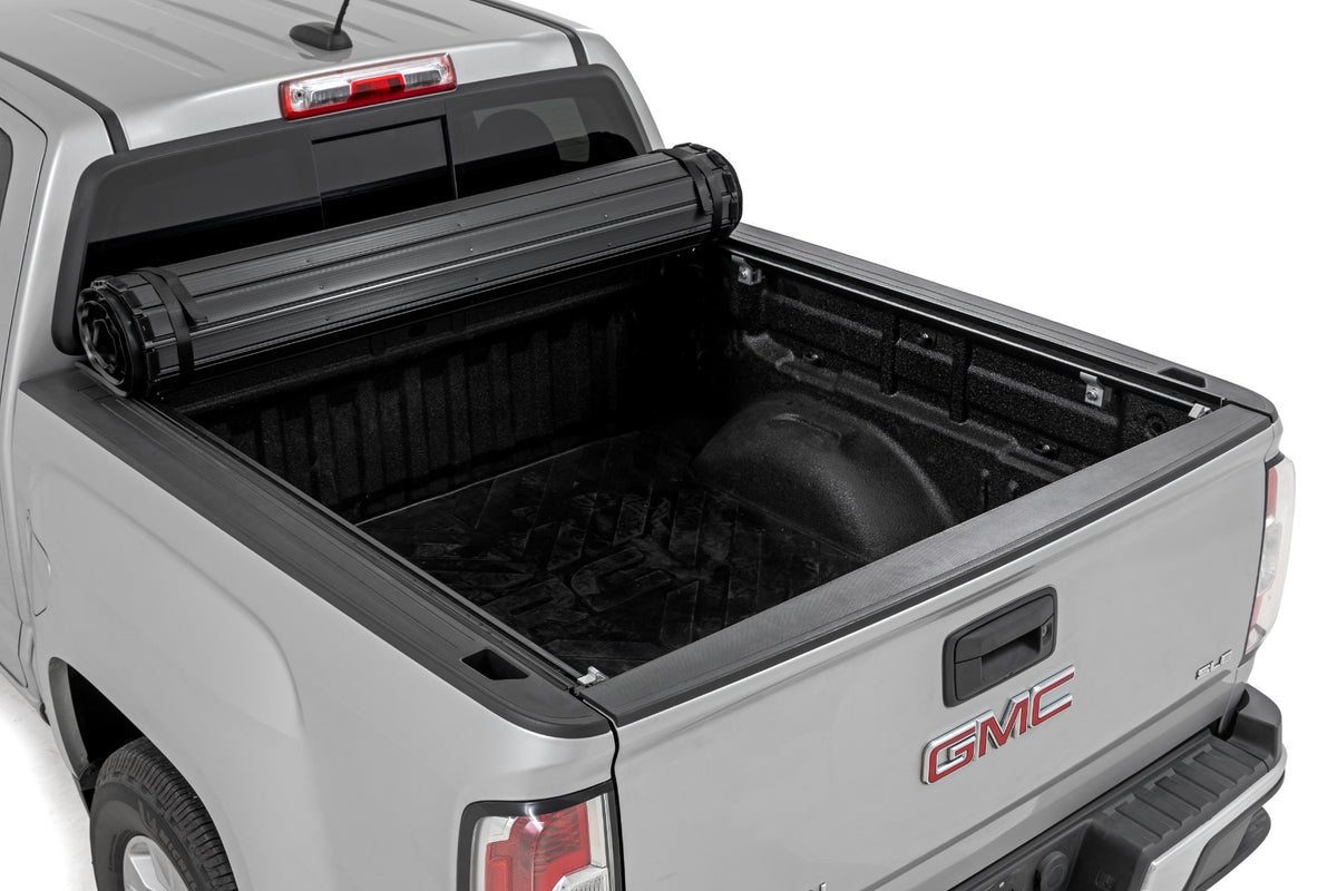 Rough Country - Hard Roll Up Bed Cover - 5' Bed - Chevy/GMC Canyon/Colorado 2WD/4WD (15-22) - 50120500 for 2015-2024 Chevrole