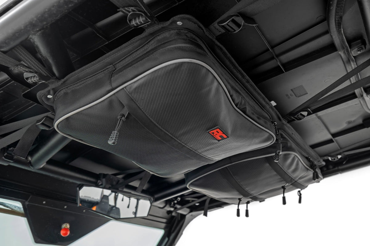 Rough Country - Overhead Roof Storage Bag - Can-Am Defender MAX HD10 - 99044 for 2017-2024 Can Am Defender Max Hd10 Dps - det