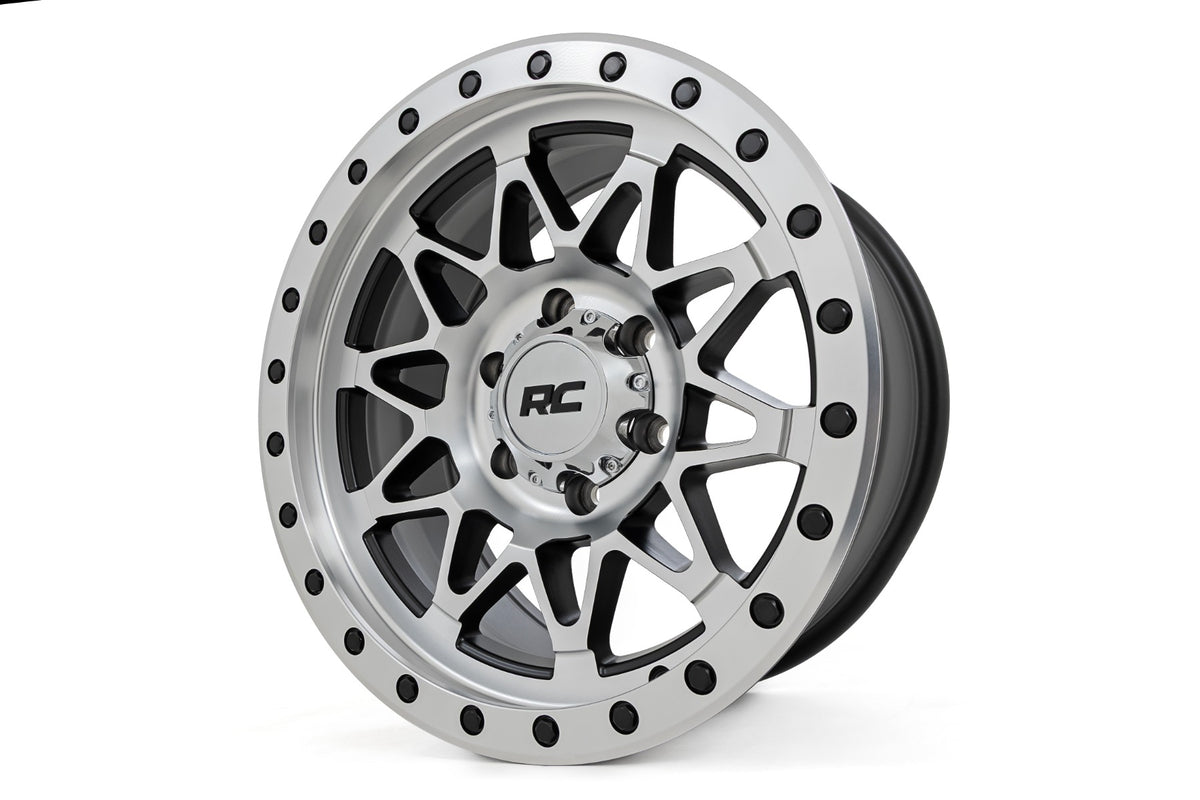 Rough Country 78 Series Wheel/Simulated Beadlock/Full Machine/17x8.5/6x5.5/+0mm - 78170912C
