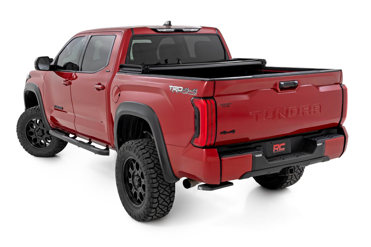 Rough Country - Nerf Steps - 3-Inch Tube - CrewMax - Toyota Tundra 2WD/4WD (2022-2026) - 43000