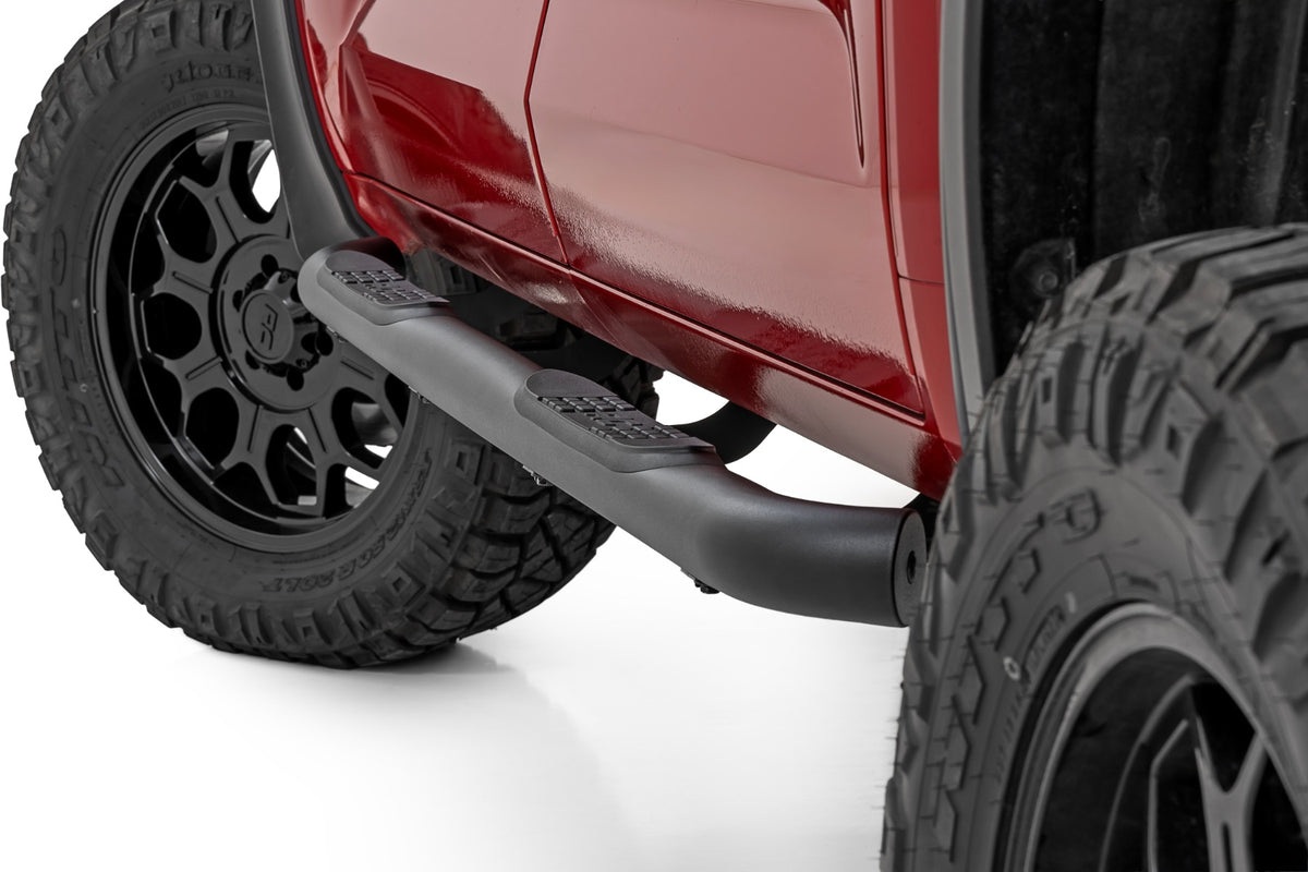 Rough Country - Nerf Steps - 3-Inch Tube - CrewMax - Toyota Tundra 2WD/4WD (2022-2026) - 43000