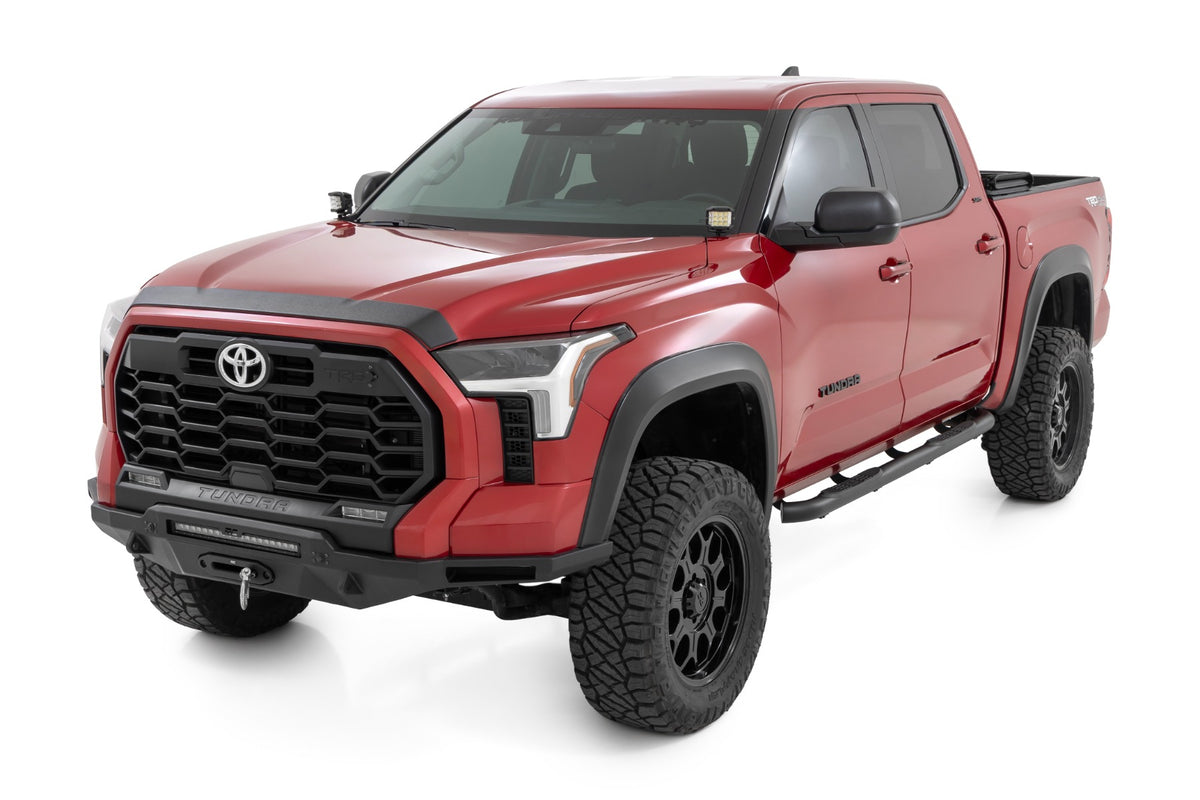 Rough Country - Nerf Steps - 3-Inch Tube - CrewMax - Toyota Tundra 2WD/4WD (2022-2026) - 43000