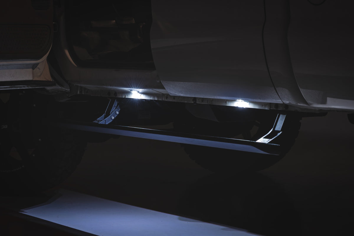 Rough Country - Power Running Boards - HT-Series - Crew Cab - Ford F-250/F-350 Super Duty (1999-2016) - ESR091710