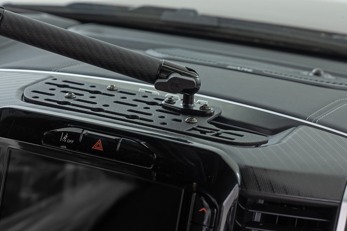 Rough Country - Dash Mount - 10" Mag Safe Mount Kit - 8in Screen - Ram 1500 (2019-2025) - 33003 by Rough Country - installed 