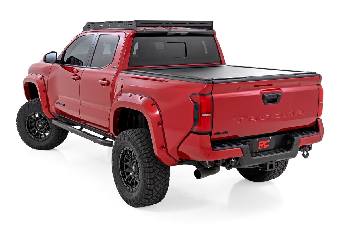 Rough Country - Nerf Steps - 3-Inch Tube - Double Cab - Toyota Tacoma 2WD/4WD (2024-2026) - 43001