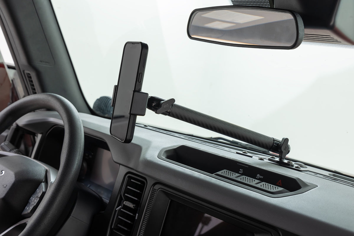 Rough Country - Dash Mount - 10" Clamp Mount Kit - Ford Bronco 4WD (2021-2024) - 51152 for 2021-2023 Ford Bronco - angle view