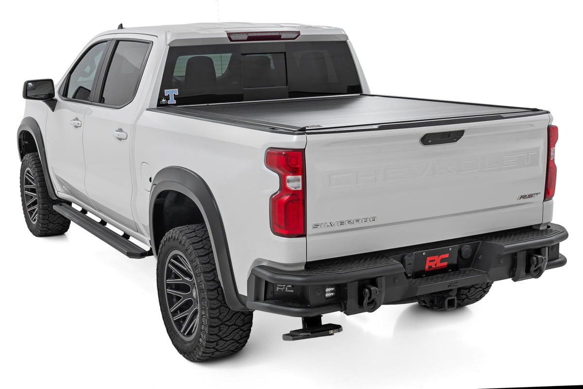 Rough Country - Multi-Color LED Running Boards - Crew Cab - Chevy/GMC 1500/2500HD/3500HD (19-25 & Classic) - 55007 for 2019-2