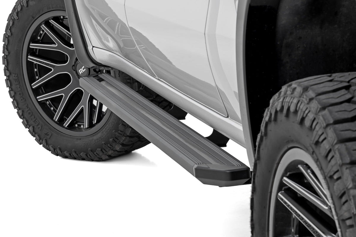 Rough Country - Multi-Color LED Running Boards - Crew Cab - Chevy/GMC 1500/2500HD/3500HD (19-25 & Classic) - 55007 for 2019-2