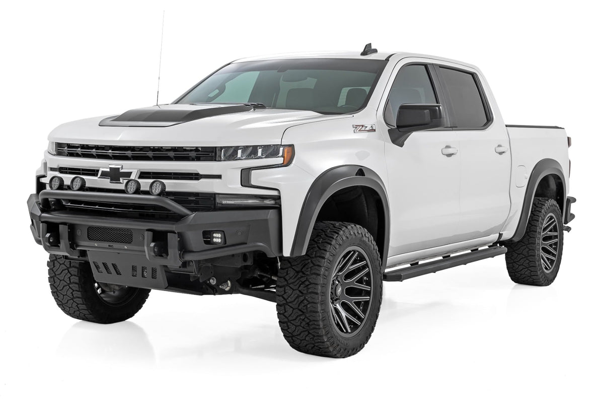 Rough Country - Multi-Color LED Running Boards - Crew Cab - Chevy/GMC 1500/2500HD/3500HD (19-25 & Classic) - 55007 for 2019-2