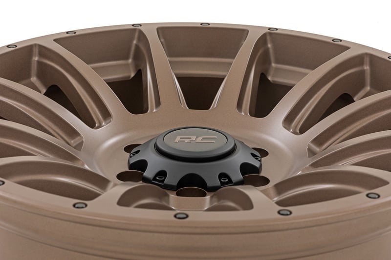 Rough Country - Rough Country 90 Series Wheel - One-Piece - Bronze - 18x9 - 5x5.5 - -12mm - 90181214