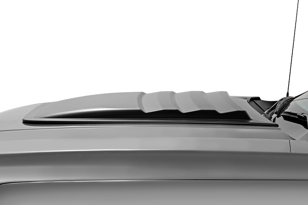 Rough Country - Hood Scoop - Hood Scoop - GA0 Pacific Blue - GMC Sierra 1500 2WD/4WD (19-25) - HS40010-GA0 for 2019-2024 GMC 
