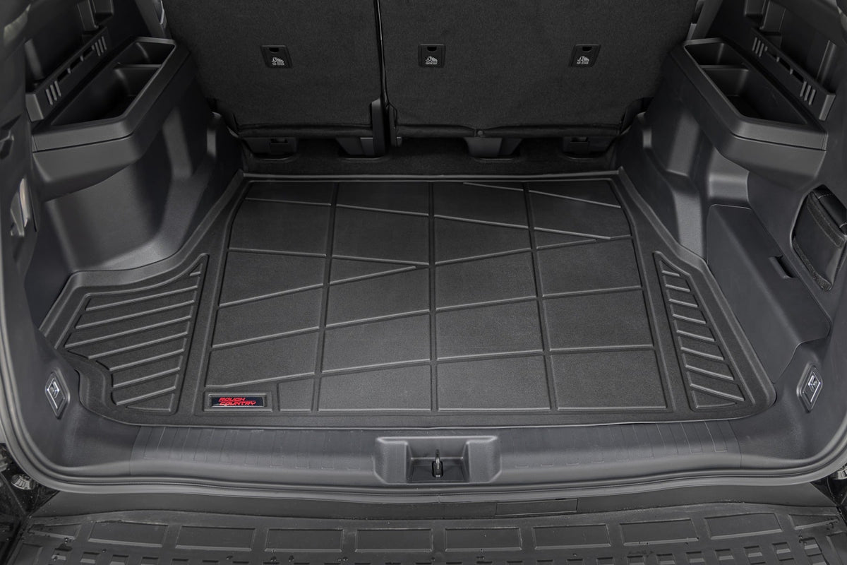 Rough Country - Sure-Fit Floor Mats - Cargo Mat - Toyota 4Runner 2WD/4WD (2025) - SM71326 by Rough Country - angle view
