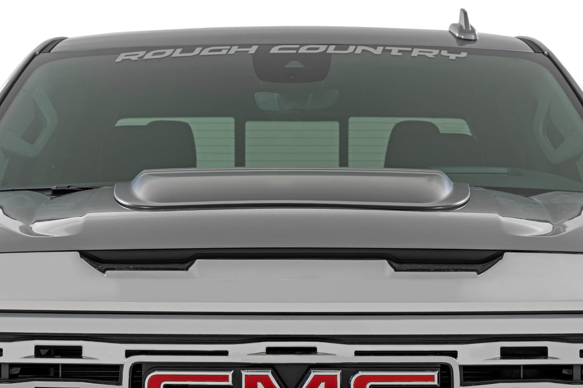 Rough Country - Hood Scoop - GMC Sierra 1500 2WD/4WD (2019-2025) - HS40010 for 2019-2024 GMC Sierra 1500 - detail view