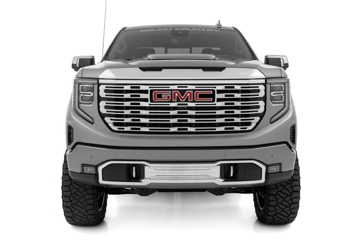 Rough Country - Hood Scoop - GBA Black - GMC Sierra 1500 2WD/4WD (2019-2025) - HS40010-GBA for 2019-2024 GMC Sierra 1500 - cl