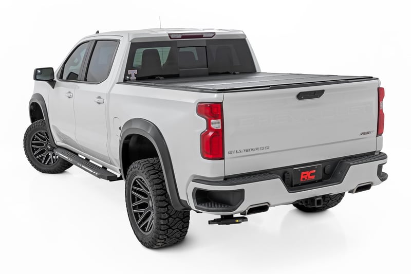 Rough Country - AC2 Running Boards - Amber/White - Crew Cab - Chevy/GMC 1500/2500HD/3500HD (19-26) - 57007