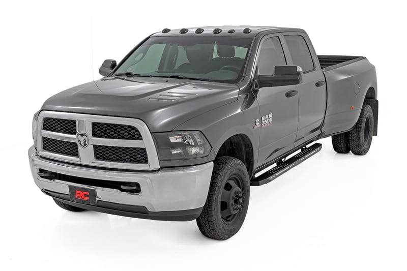 Rough Country - AC2 Running Boards - Amber/White - Crew Cab - Ram 1500/2500/3500 2WD/4WD (2010-2025 & Classic) - 57009