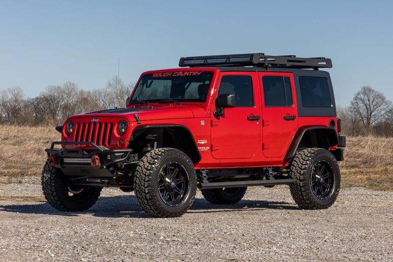 Rough Country - Power Running Boards - Dual Electric Motor - 4 Door - Jeep Wrangler Unlimited (07-18) - PSR610330