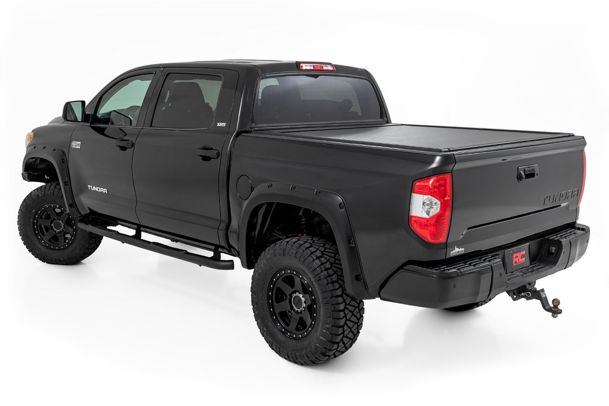 Rough Country - Nerf Steps - 3-Inch Tube - CrewMax - Toyota Tundra 4WD/2WD (2007-2021) - 43008