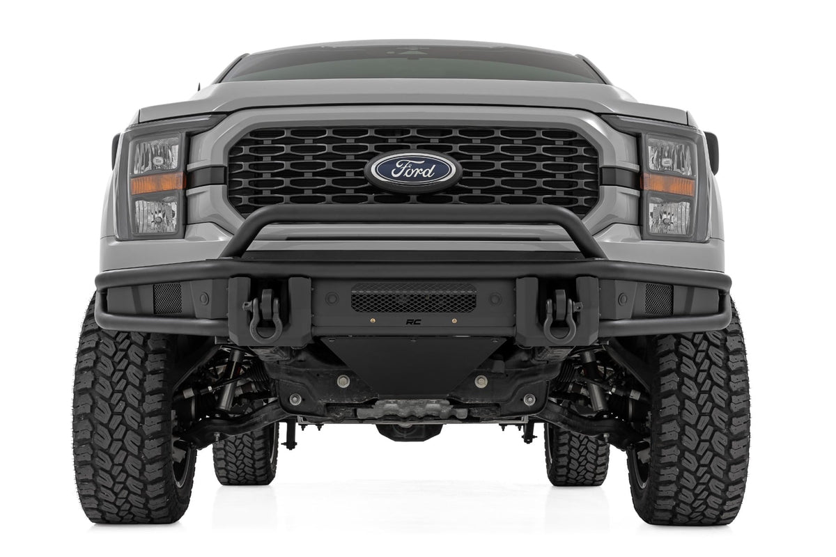 Rough Country - Front Bumper - Tubular - Ford F-150 2WD/4WD (2021-2023) - 51216 by Rough Country - angle view