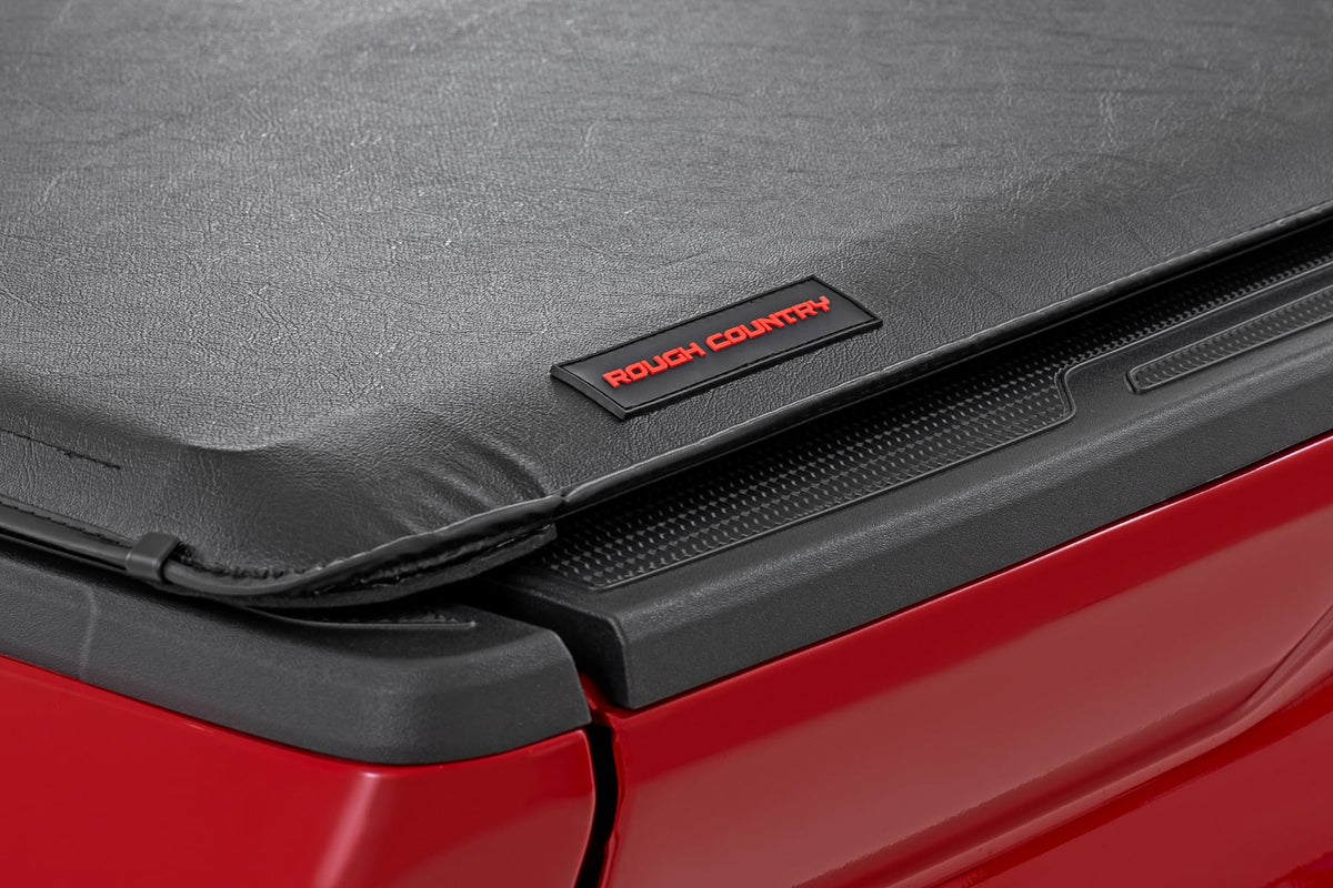 Rough Country - Soft Roll Up Bed Cover - 5' Bed - Toyota Tacoma 2WD/4WD (2024-2025) - 42415551 for 2024 Toyota Tacoma - insta