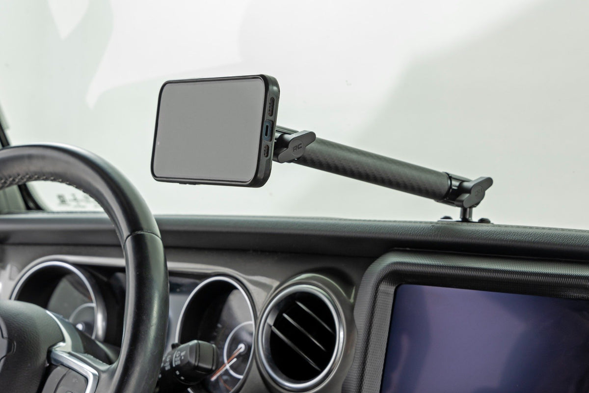 Rough Country - Dash Mount - 8" Mount Kit - Jeep Gladiator JT/Wrangler JL 4WD (2018-2025) - 10661 by Rough Country - angle vi