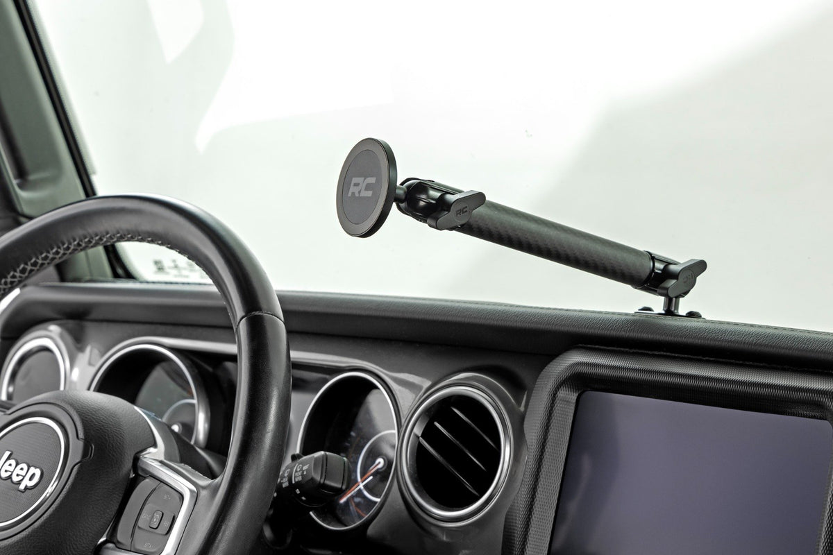 Rough Country - Dash Mount - 8" Mount Kit - Jeep Gladiator JT/Wrangler JL 4WD (2018-2025) - 10661 by Rough Country - installe