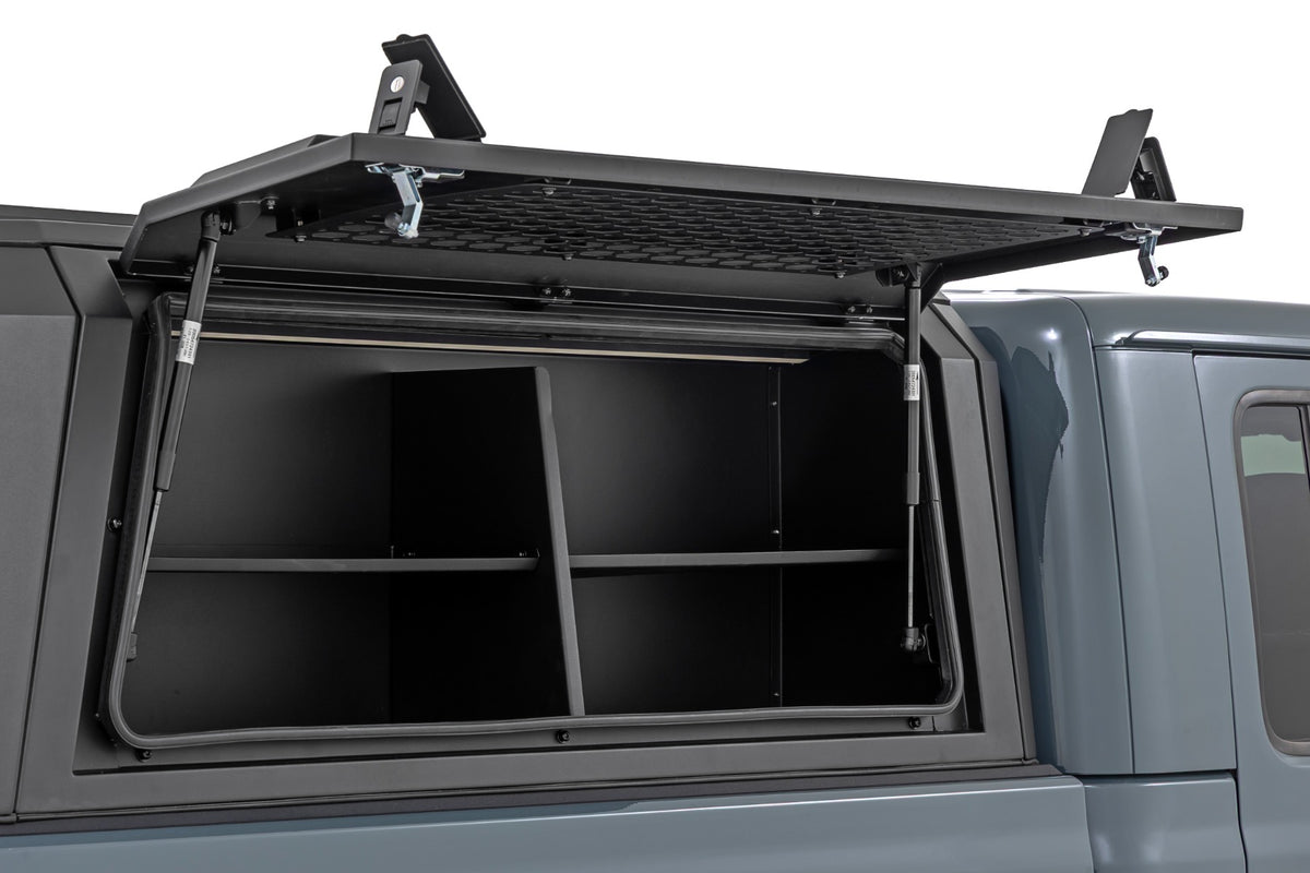 Rough Country - Bed Cap Side Shelf Storage Bin - Passengers Side - Jeep Gladiator JT (20-25) - 734055 by Rough Country - fron