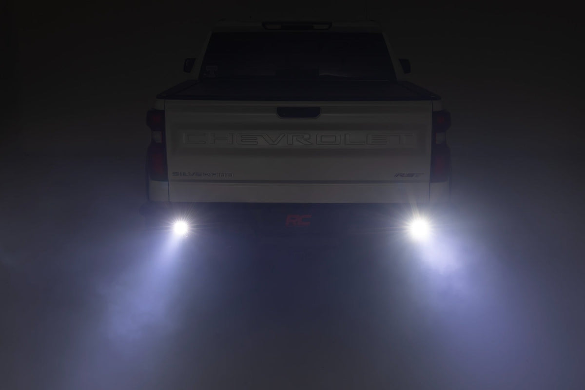 Rough Country - Rear Bumper - Tubular - Chevy Silverado 1500 2WD/4WD (2019-2025) - 51219 for 2019-2025 Chevrolet Silverado 15