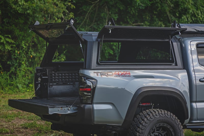 Rough Country - Truck Bed Cap - Modular - 5' Bed - Toyota Tacoma 2WD/4WD (2016-2023) - 73406