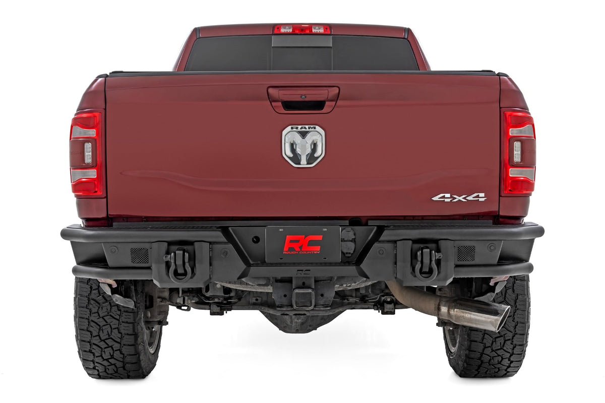 Rough Country - Rear Bumper - Tubular - Ram 2500/3500 2WD/4WD (2010-2025) - 51213 by Rough Country - detail view