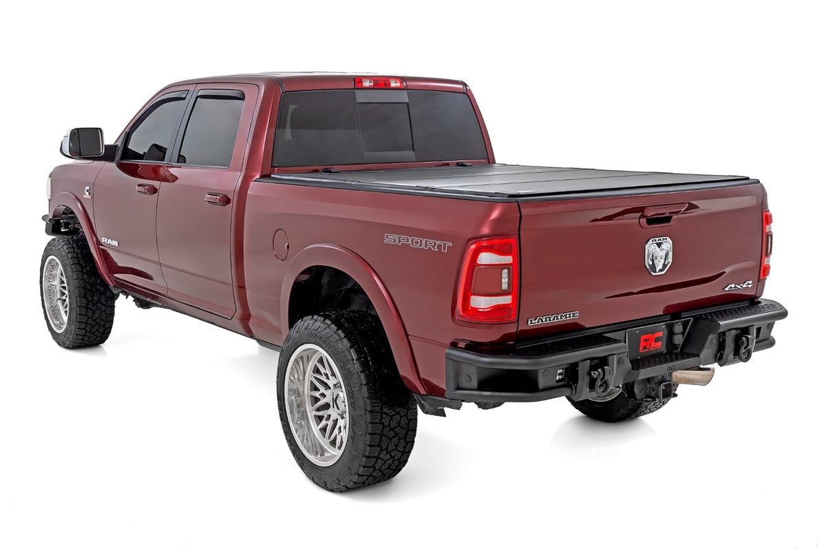Rough Country - Rear Bumper - Tubular - Ram 2500/3500 2WD/4WD (2010-2025) - 51213 by Rough Country - angle view