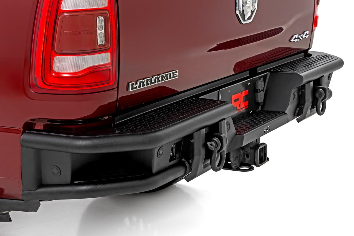 Rough Country - Rear Bumper - Tubular - Ram 2500/3500 2WD/4WD (2010-2025) - 51213 by Rough Country - installed view