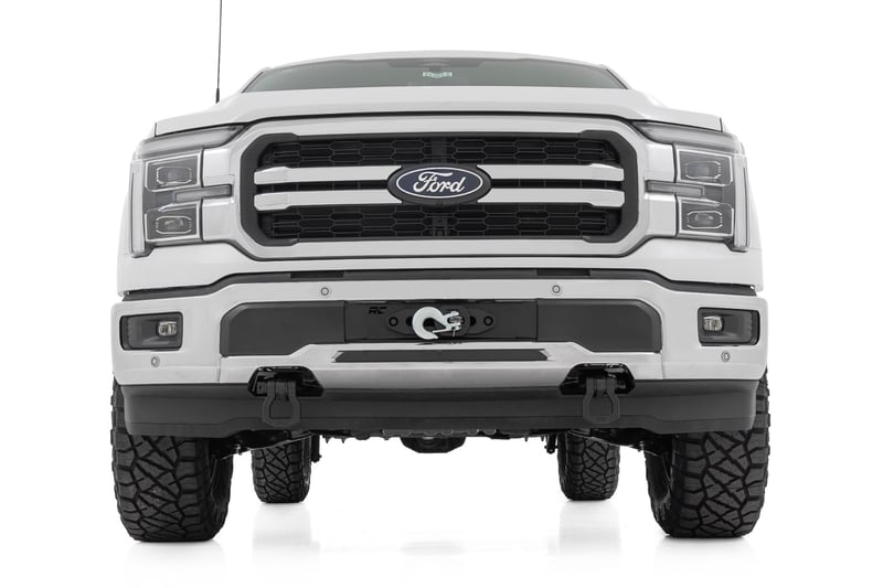 Rough Country - Hidden Winch Mount - Winch Mount Only - V8 - Ford F-150 2WD/4WD (2021-2026) - 51162