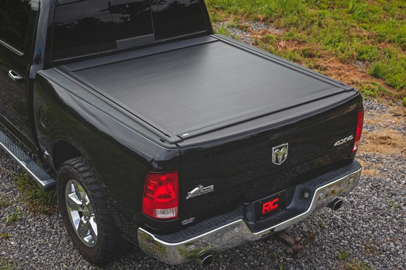 Rough Country - Powered Retractable Bed Cover - 5'7" Bed - Ram 1500 (09-18) 1500 Classic (19-24)Ram 1500 (09-18)/2500 (10-26) - 51309550