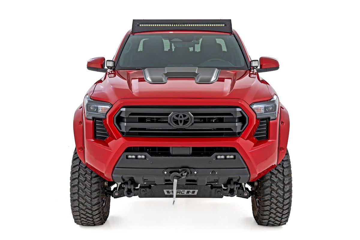 Rough Country - Hood Scoop - 202 Gloss Black - Toyota 4Runner (2025)/Tacoma (24-25) - HS80010-202 for 2019-2024 Toyota Tacoma