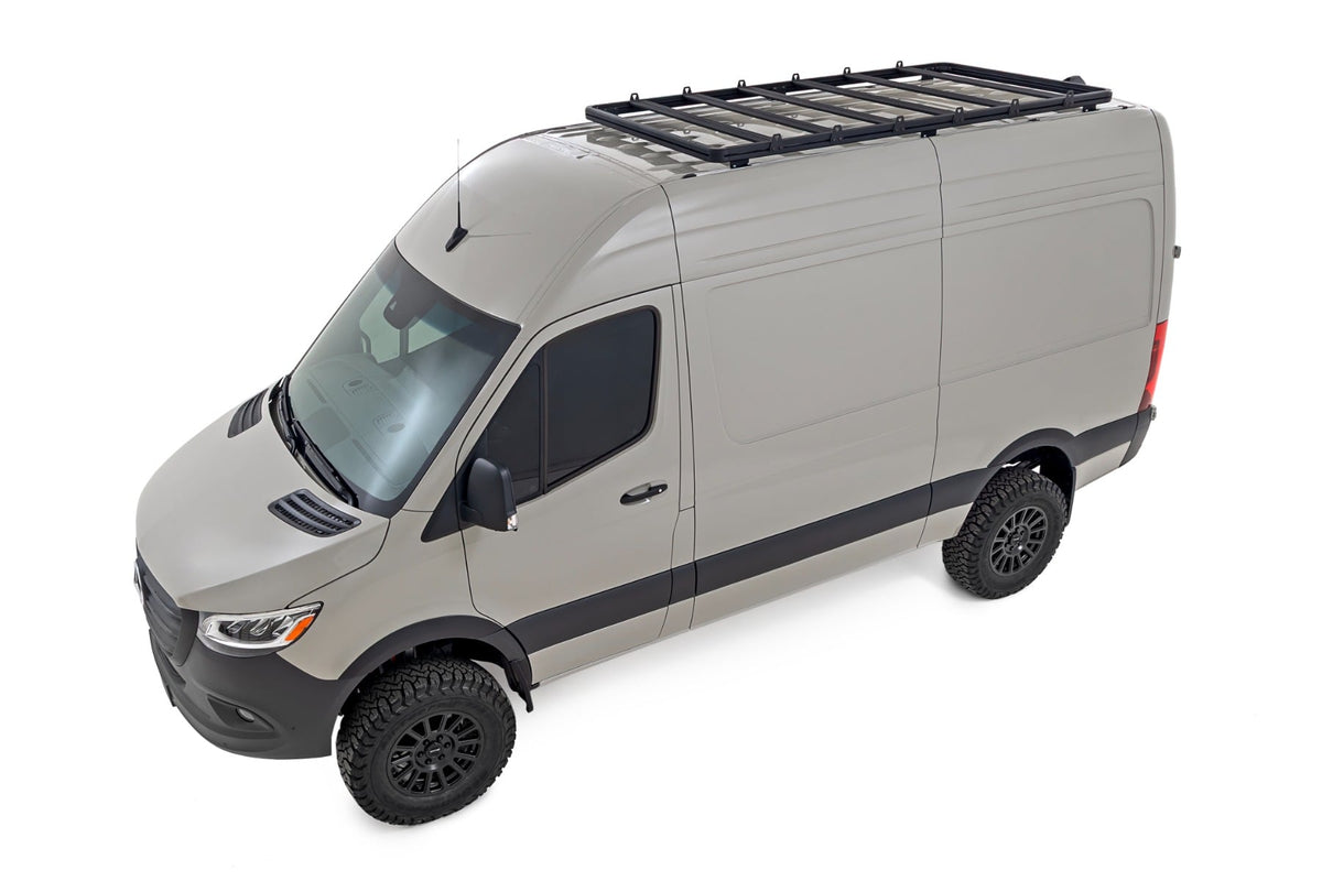 Rough Country - Roof Rack - Mercedes Sprinter-Benz Sprinter 2500/Sprinter 3500 (2019-2025) - 88200 by Rough Country - angle v