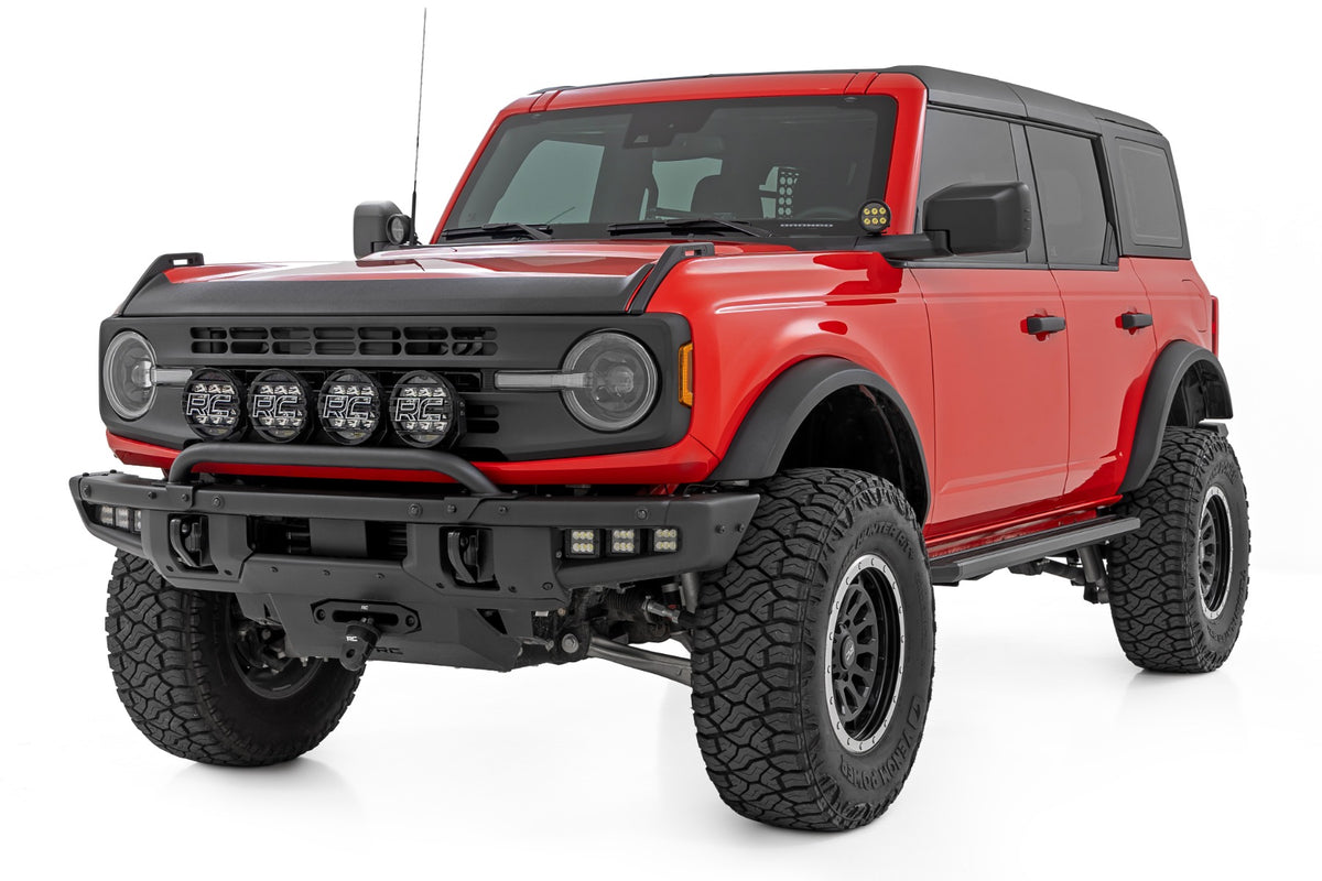 Rough Country - Multi-Color LED Running Boards - 4-Door - Ford Bronco 4WD (2021-2025) - 55008 by Rough Country - detail view